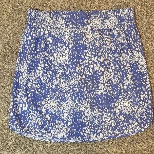 RBX Blue and White Patterned Women's Activewear Skirt